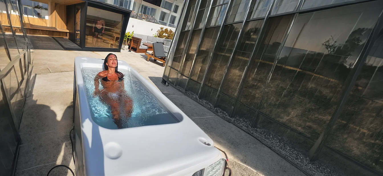 Cold plunge experience at Bull Gym Bali